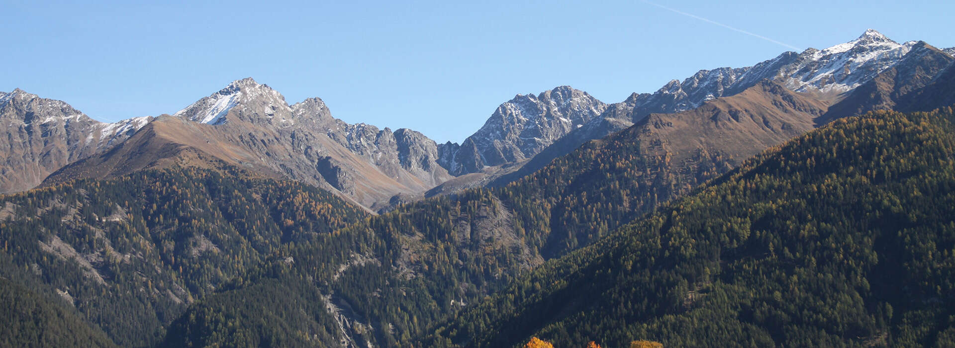 Bergkette in Serfaus